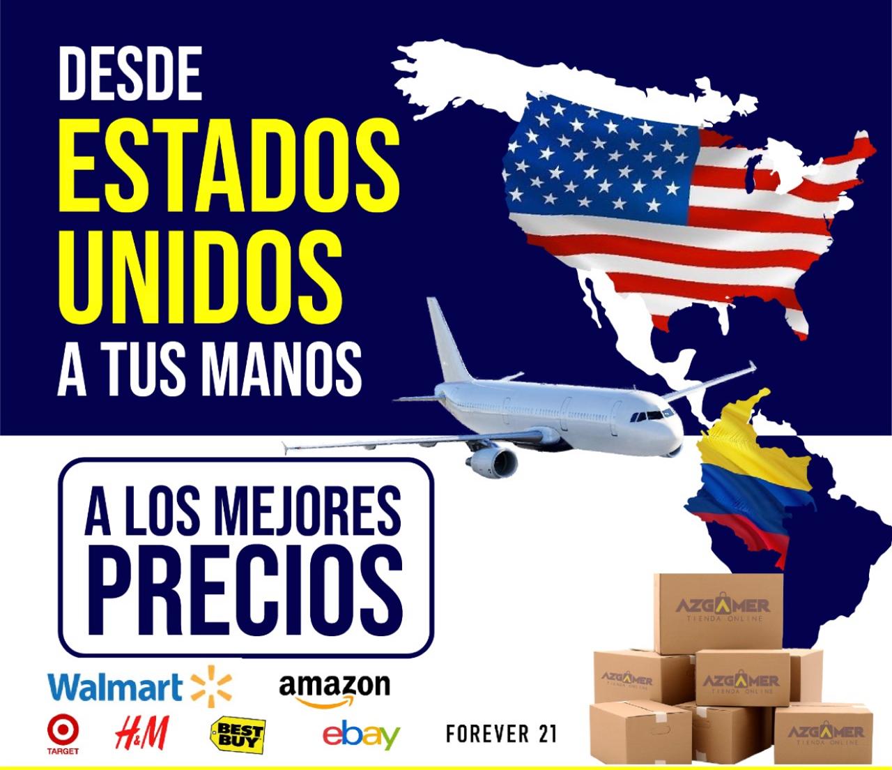 Encargos desde Estados Unidos a Colombia