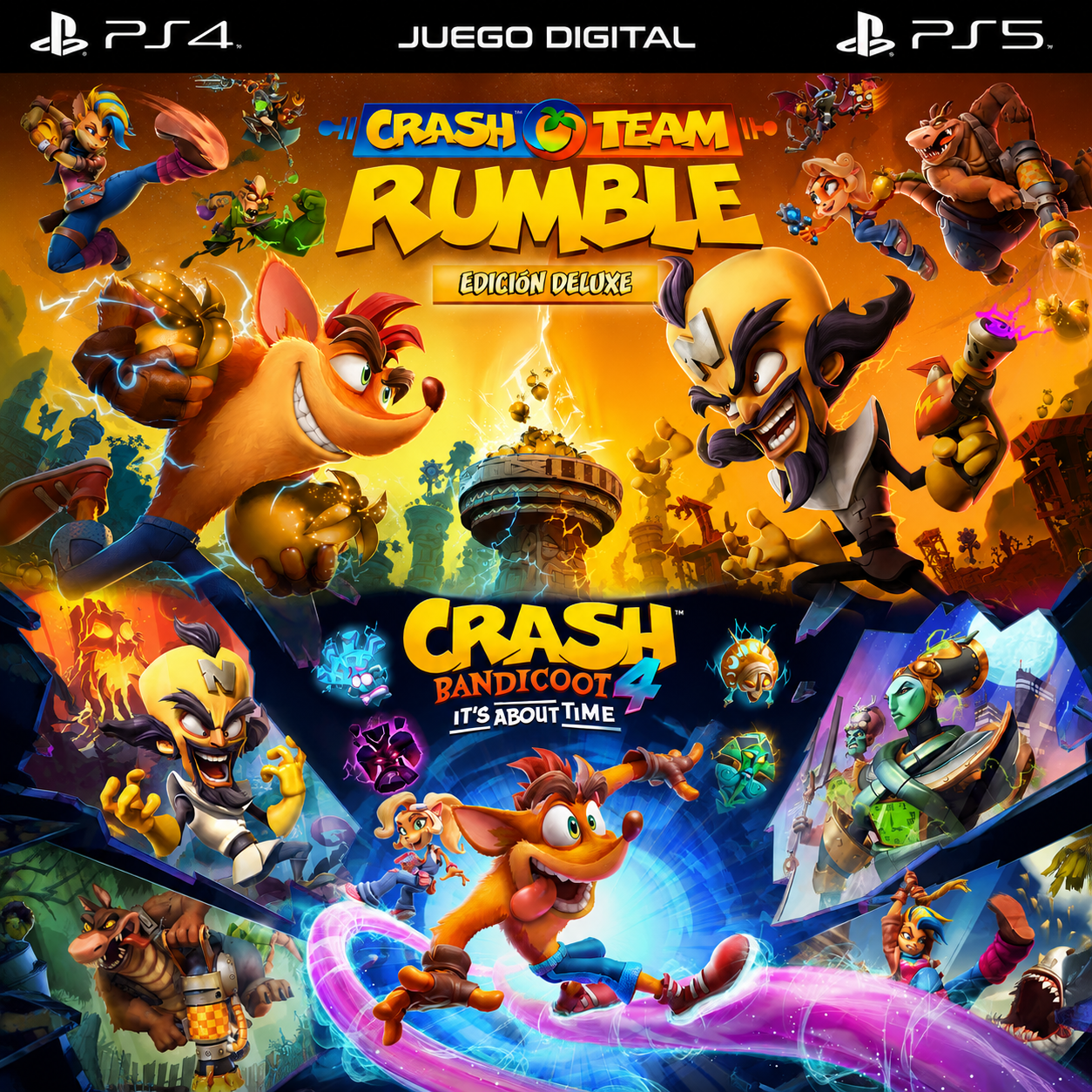 BUNDLE CRASH ROYAL + CRASH 4
