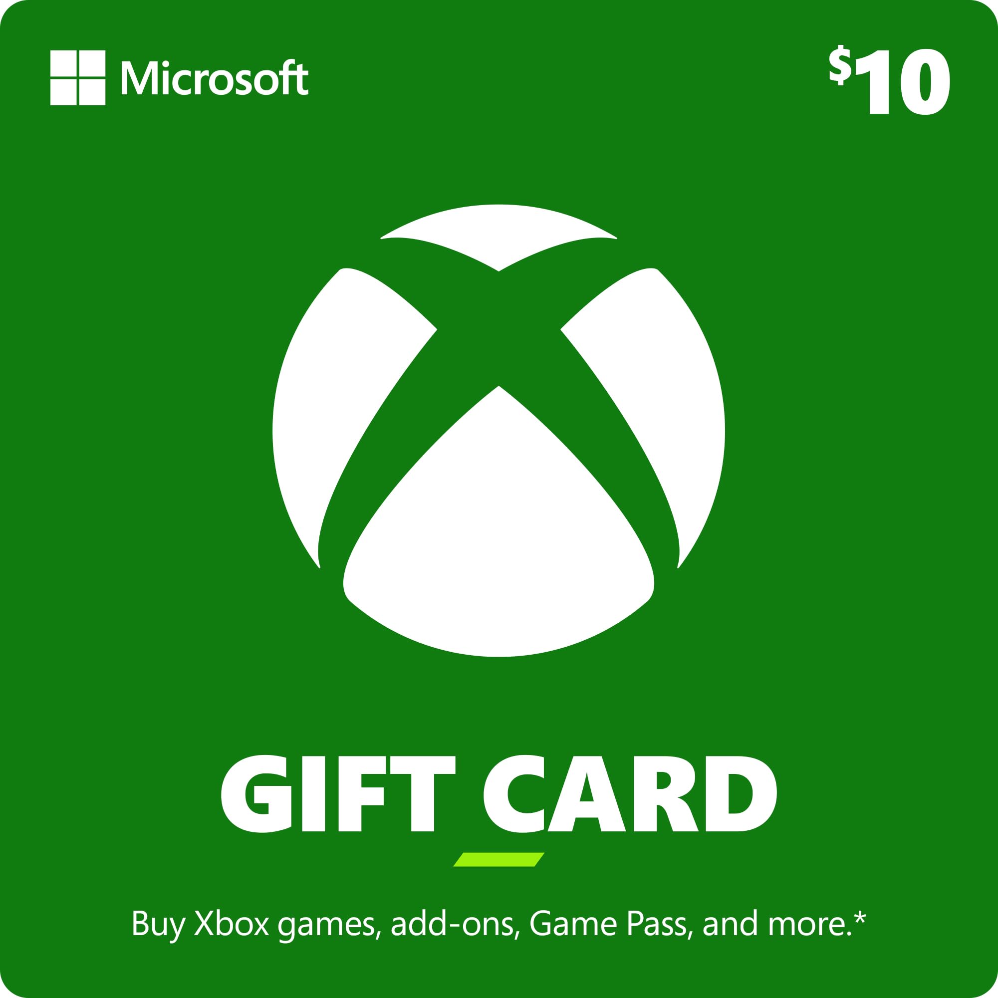 Gift Card Xbox $10 USD