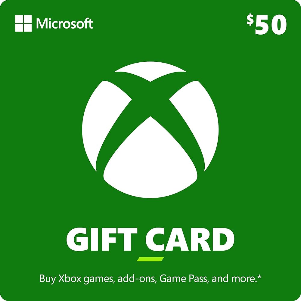 Gift Card Xbox $50 USD